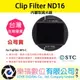 樂福數位 STC Clip Filter ND16 內置型減光鏡 for Fujifilm APS-C 公司貨 快速出貨