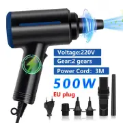 500W Electric Compressed Air Duster Blower & Canned Air Spray For Computer Home