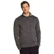 new nwt Men's Eddie Bauer Radiator Fleece Quarter Zip Pullover sz lg black