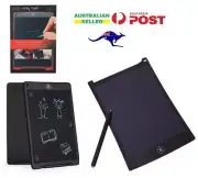 LCD Electronic Writing Tablet Board 8.5" eWriter Doodle Pad Message Black A11