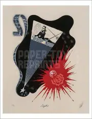 SCORPIO FROM THE ZODIAC SUITE BY ERTE - REPRINT