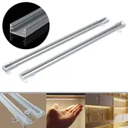 30CM XH-058 Aluminum Channel Holder For LED Strip Light Bar Under Cabinet Lamp 28746 MILKY END CAPS