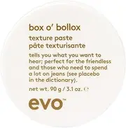 [EVO] Box O' Bollox Texture Paste - Hair Styling Paste - Long-Lasting Hold with a Matte Finish & Anti Frizz - 90g/ 3.1 fl.oz
