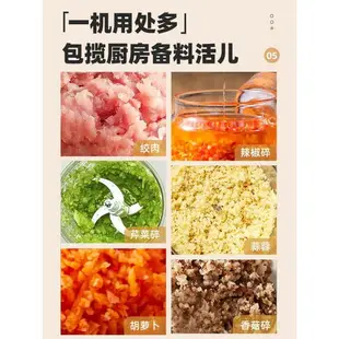 小熊絞肉機家用電動小型多功能輔食機料理機絞餡碎菜切碎機攪拌器