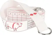 2.5m Cattle Body Weight Tape Measure, Portable Bust Weight Contrast Ruler Farm Equipment