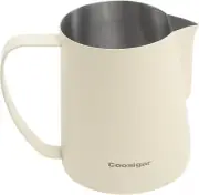 Milk Frothing Pitcher 450Ml/15Oz,304 Stainless Steel Espresso Steaming Pitcher,M