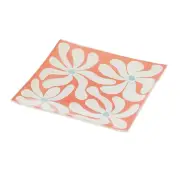 Emporium Lulu Glass Square Flower Plate