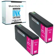 2-Pack Compatible OSI T676XL Magenta Ink for Epson WorkForce Pro WF-4533 WF-4540