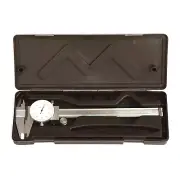 0-6" Stainless Steel 4 Way Imperial Dial Caliper .001" Shock Proof