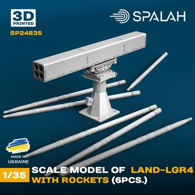 1:35 LAND-LGR4 with Rockets Scale Model Kit Spalah SP24835