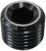 Aeroflow 1/2" Npt Port Plug Steel Blackcoated - AF979-08BLK