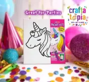RAINBOW UNICORN KIDS PAINT KIT