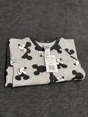 Size 3 Bonds Disney Grey Mickey Confetti Heads Wondersuit BNWT