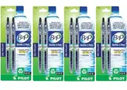 Pilot B2P Bottle Pen Lot/4 Gel Roller 0.7mm Fine Point 2/Pk Black Office School