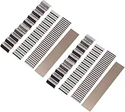 Operitacx Lightweight Portable Wave Blade Clay Tool 8pcs Set for Engraving Modeling