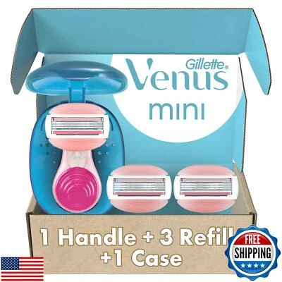 Gillette Venus Mini ComfortGlide White Tea Razors for Women, Includes 1 Mini