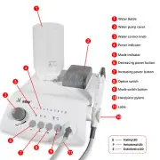 VRN-A8 Dental Wireless Ultrasonic Scaler with LED Detachable Handpiece CN