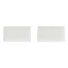 2x Maxwell & Williams White Basics Rectangular Serving Platter 34x19cm Porcelain