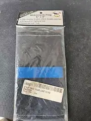 Police Thin Blue Line Motorcycle Flag 6X9 FLG-TBL-POL