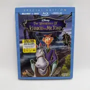 Disney The Adventures of Ichabod and Mr. Toad Blu-ray DVD 2-Disc Set NEW w/ Slip