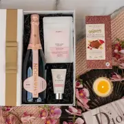Chandon Rosé Indulgence Hamper for Aussie - Sparkling Wine Gift Box for Birth...