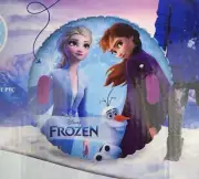 Disney Frozen Inflatable Snow Tube / Sled 33" Dia x 10.6" Tall 264 lbs Max NIB