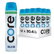 CORE Hydration, 30.4 Fl. Oz (Pack of 12), Nutrient Enhanced Water, Perfect 7.4 N