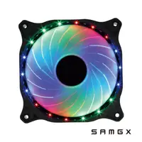 在飛比找PChome24h購物優惠-【SAMGX】12公分 RGB風扇 極光煥彩 系統散熱風扇 