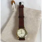 ੈ✿ SEIKO 精工石英女錶 AVENUE系列 日本製 大三針 日期 鍍金錶殼皮錶帶 走時準確 阿拉件數字錶盤實用有型
