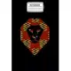 Notebook: Lion, Kente Pattern African Ghana Style Journal Notebook Blank Lined Ruled 6x9 120 Pages