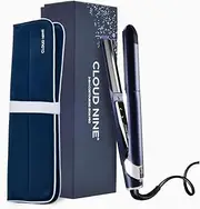 CLOUD NINE 2 In 1 Contouring Pro Hair Straightener | Curved Plates Variable Temperature Control | Floating Ceramic Plates | Quick Heat Control Perfect For Curls Waves & Smooth Flicks All Round Styling