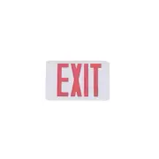 2PK Commercial Electric Integrated LED White Exit Sign W/Battery Back Up New