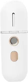 Ipetboom 1 Set Beauty Instrument Mist Sprayer Face Steamer Mini Portable Humidifiers Portable Face Steamer Mini Facial Steamer Facial Mister Usb Hydrating Instrument White Abs