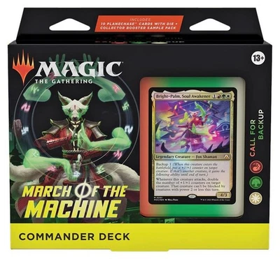 MTG - March of the Machine Commander Deck - Call For Backup - brand new