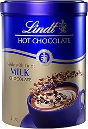 Lindt Hot Chocolate Milk Flakes Tin 210g