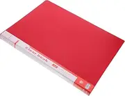 jojofuny Transparent Portfolio Folder with Sleeves Material Document Organizer for Art Projects Reports and School Office Use