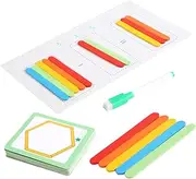TOYANDONA Early Education Toy Math Toys for Toddlers Boys and Girls Assembling Counting Sticks Learning