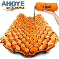 在飛比找momo購物網優惠-【AHOYE】500g超輕量充氣睡墊(露營睡墊 登山睡墊 充
