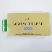 Perial Co Green Polyester Sewing Thread Pack of 12 for Machine, Hand Sewing