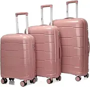 [VONGAZ] Suitcase Luggage Luggage Sets 3 Piece Suitcases with Wheels, Expandable and Travel Lightweight Carry On Luggages Suitcases (Color : H, Size : 20+24+28 in)