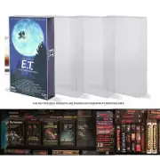 Premium VHS Cover Protectors for VHS Cassette Game Tapes Display Storage Case