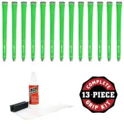 Karma Neion II Green Golf Club Grip Kit HKC-(13 Standard Grips, Solvent & Tape)