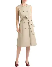 [David Lawrence] Bennet Trench Dress in Stone