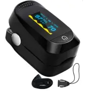 Finger Pulse Oximeter for Home Use Portable Fingertip Blood Oxygen Saturation M