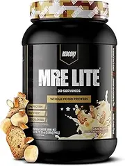 Redcon1 MRE Lite Meal Replacement 30 Serves Protein Powder Keto Low Calorie Carb - Banana Nut Bread