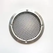 1 Piece 4" Silver Full Metal Alu Speaker Cover Mesh Grills For Car Audio DJ PA