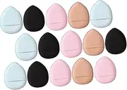 CRILSTYLEO 15pcs Mini Finger Puff Portable Mini Puffs Cushion Foundation Puff Blender Sponge Face Puff Powder Puff Durable Makeup Puffs Lasting Miss Hydrophilic Polyurethane Foundation Cream