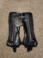 AK Flexi Crystal Horse Riding Half Chaps with Contour Fitting Size 8 children's