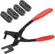 Exhaust Hanger Pliers | Exhaust Brackets Rubber Hanger Support Removal Tool - Vehicle Maintenance Kit with 4 Holes Rubber, Automotive Supplies for Car Trucks