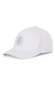 TravisMathew Air Currents Snapback Baseball Cap in White at Nordstrom, Size One Size Oz